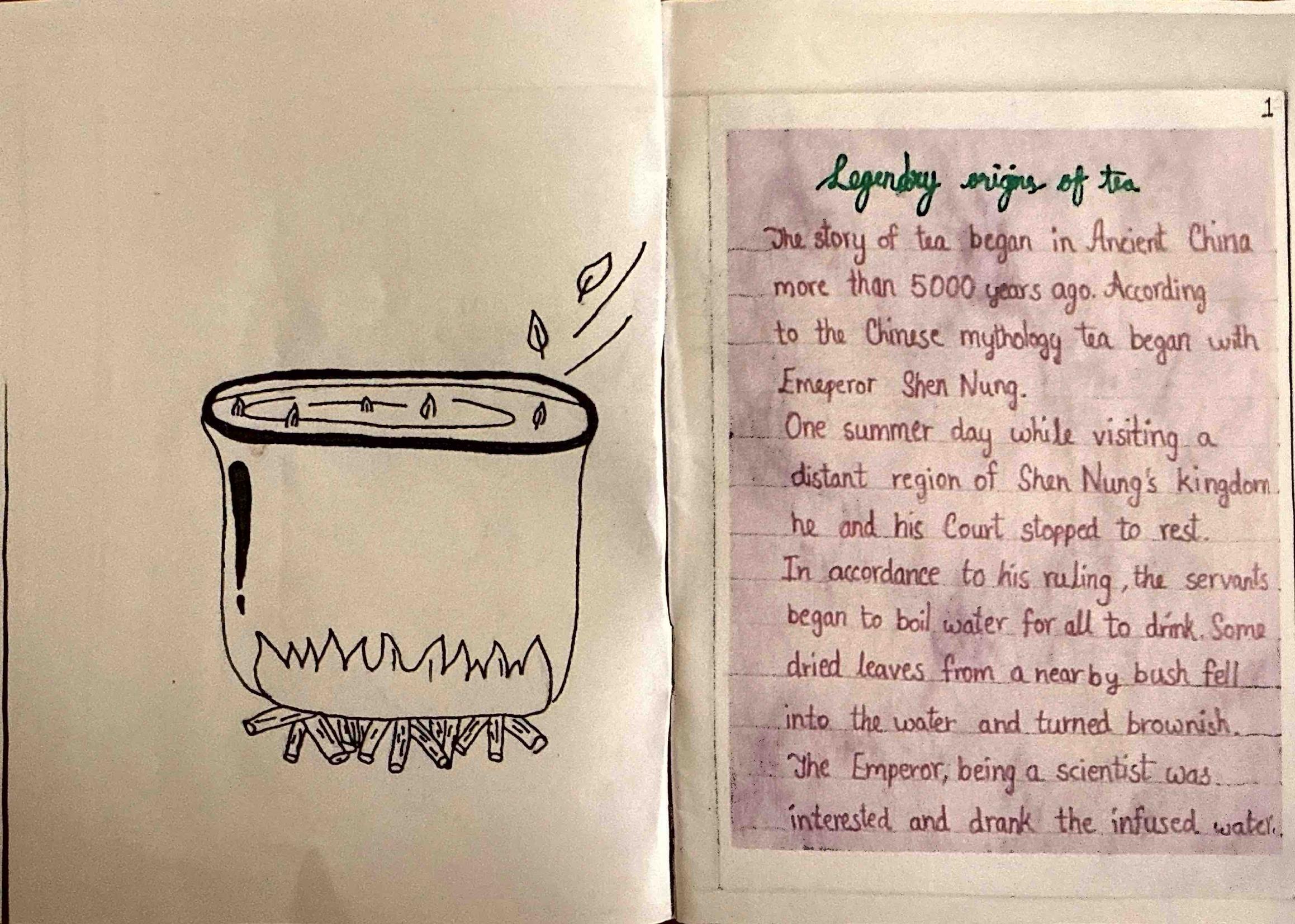 A boiling pot, and the legendary Chinese origins of tea